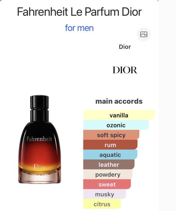 Fahrenheit Le Parfum Dior