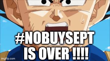 MIDNIGHT 10/01 - #NoBuySept is finally OVER!!!!