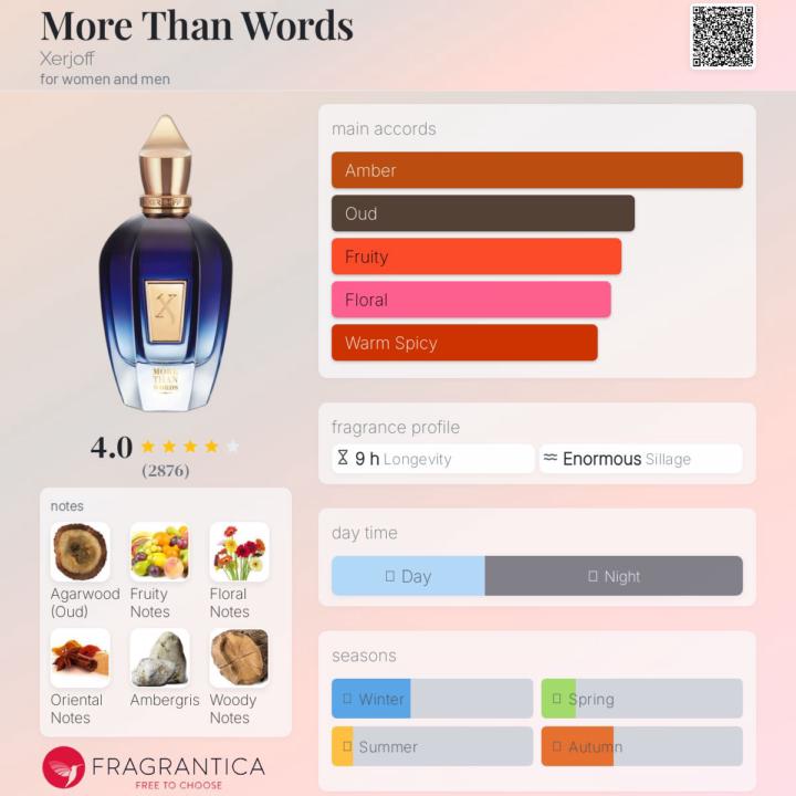 SOTD: More Than Words by Xerjoff