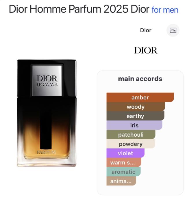 SOTD- Tuesday January 20th: Dior Homme Parfum 2025