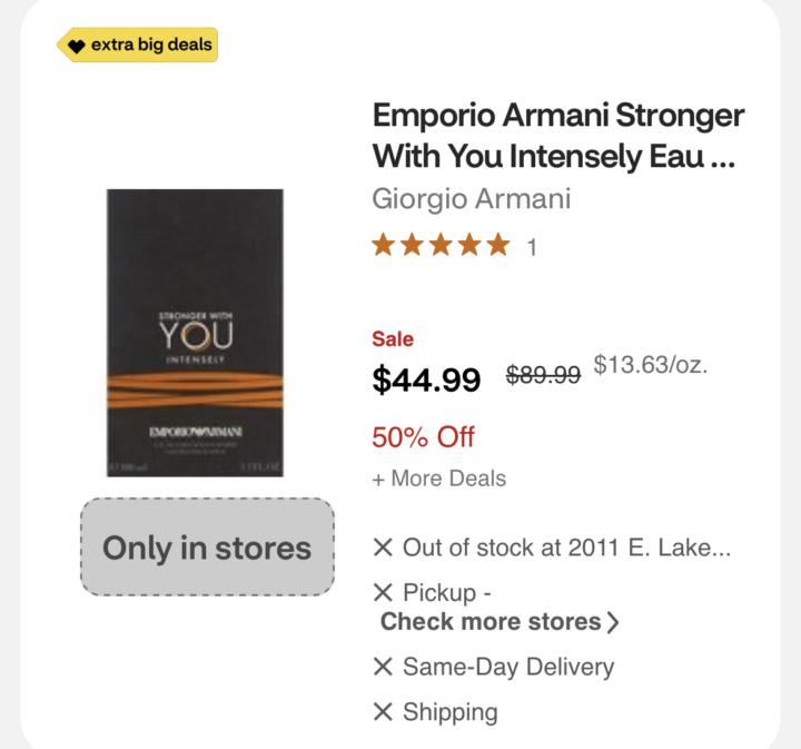 SWY Intensely 100ml $44