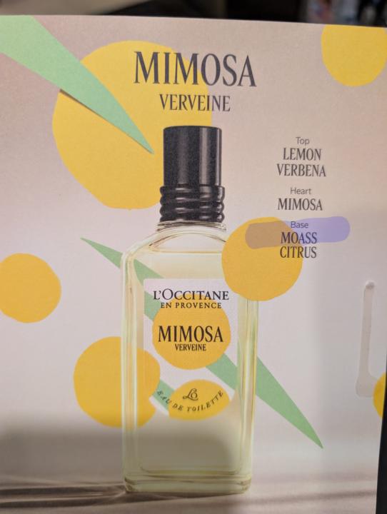 MOASS base notes in L'occitane 