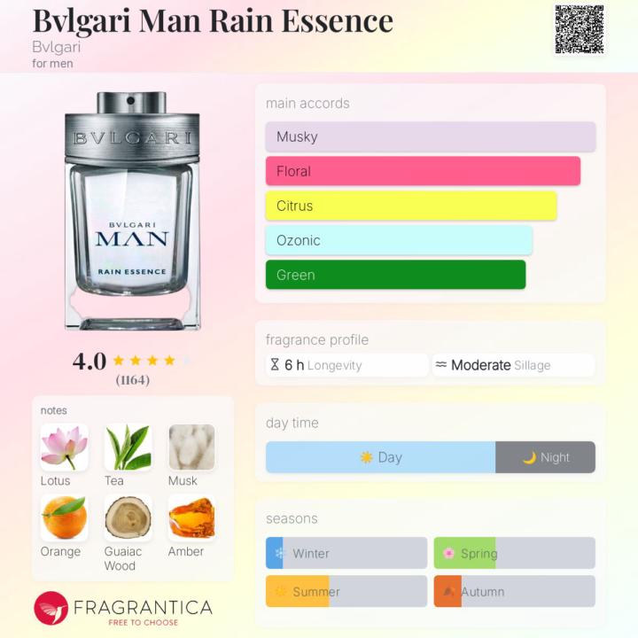 SOTD - Bvlgari Rain Essence, layered with Le Labo Another 13