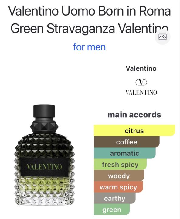 Valentino Uomo Born in Roma Green Stravaganza 