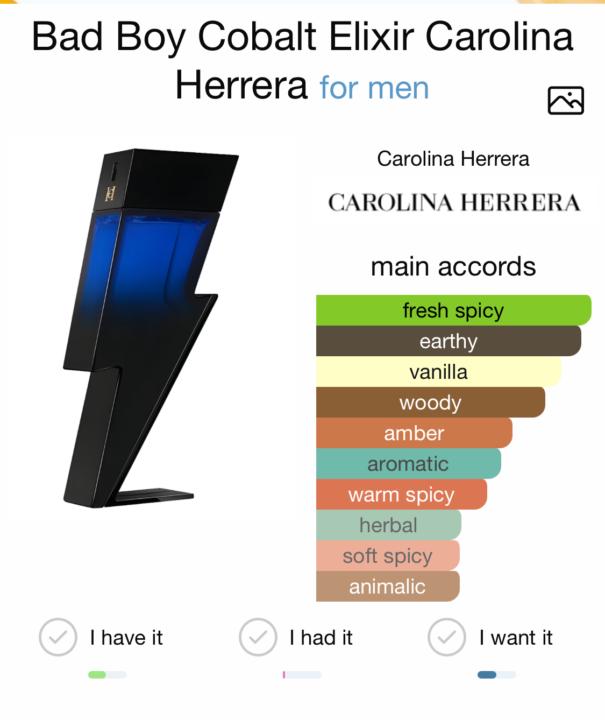 SOTD Bad Boy Cobalt Elixir