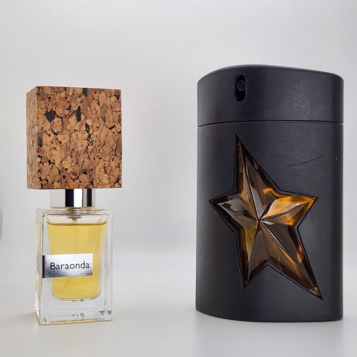 The Booze Wars - The Barrel (R2G1) - (1) Nasomatto Baraonda vs. (4) Mugler A*Men Pure Malt