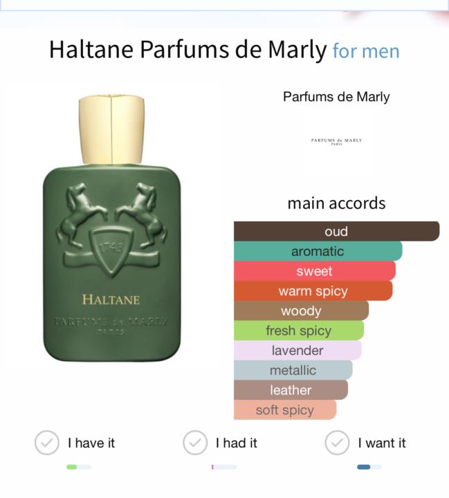 SOTD: Parfums de marly Halatine
