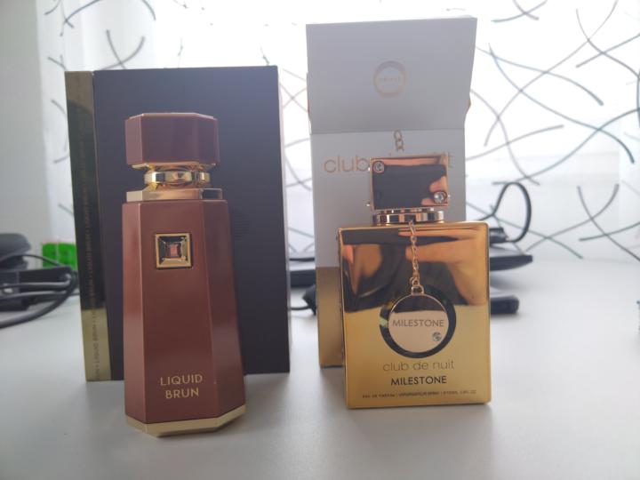 Club de nuit milestone and liquid Brun 