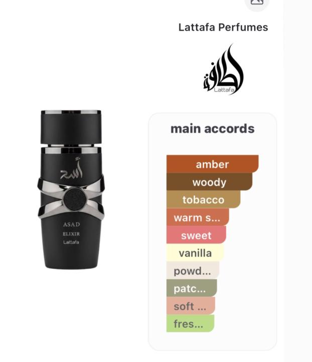 Asad Elixir Lattafa Perfumes