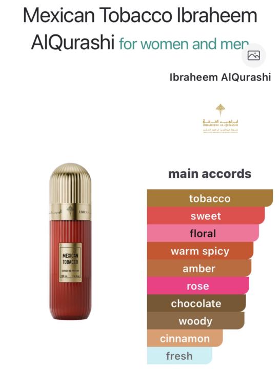 Mexican Tobacco Ibraheem AlQurashi for women and men