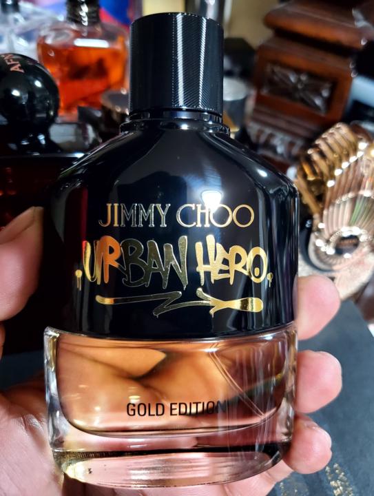 Jimmy Choo Urban Hero gold edition.