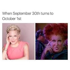 October is here!!