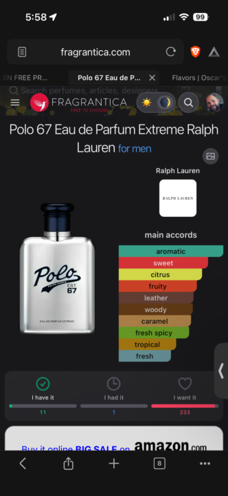 SOTD Polo 67 EDP Intense