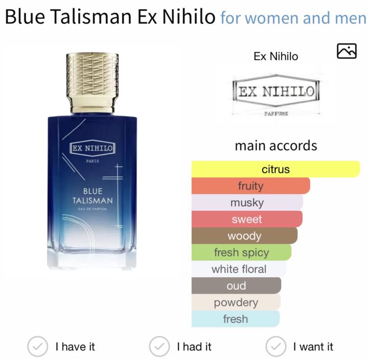 Ex Nihilo Blue Talisman