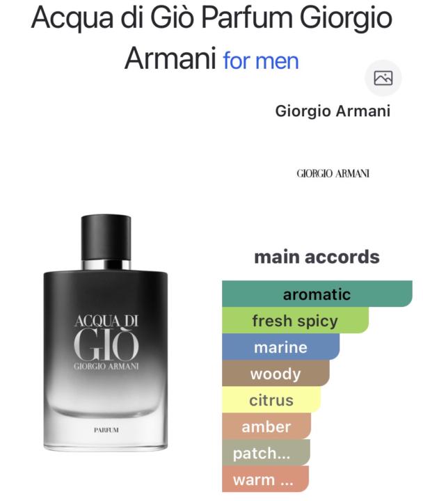 Acqua di Giò Parfum Giorgio Armani 