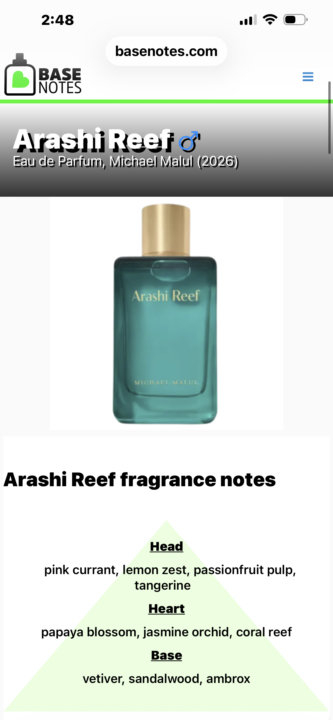 SOTD: Michael Malul Arashi Reef 
