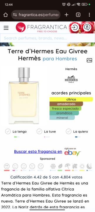 Terre d'Hermes Eau Givree