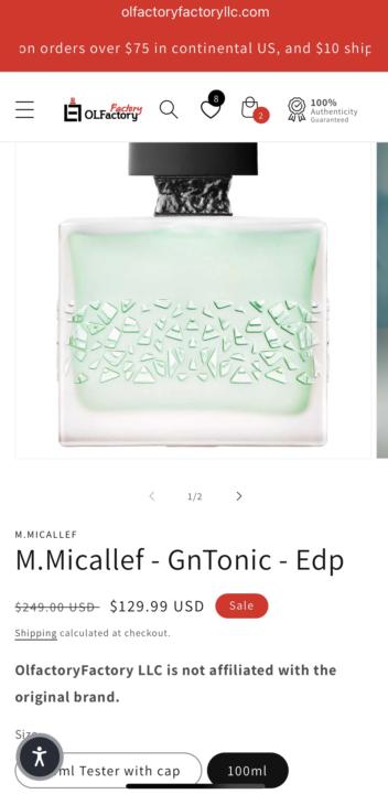 100ml GNTonic available for $129