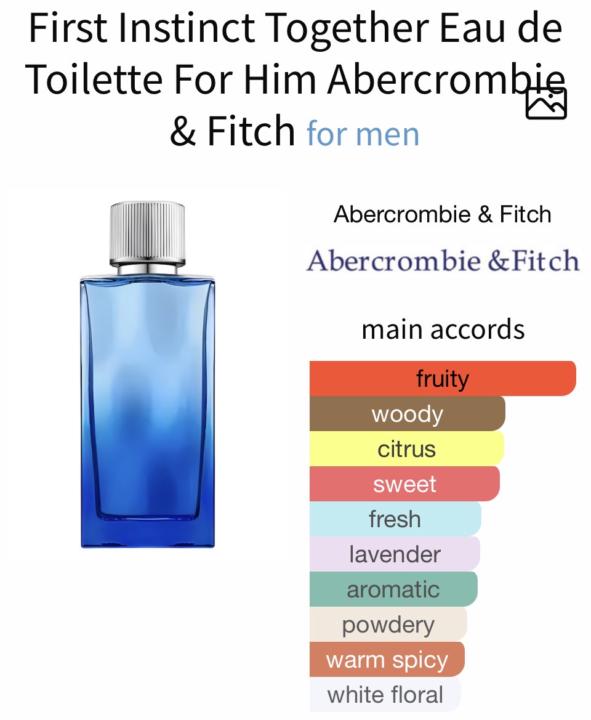 First Instinct Together Eau de Toilette For Him Abercrombie & Fitch