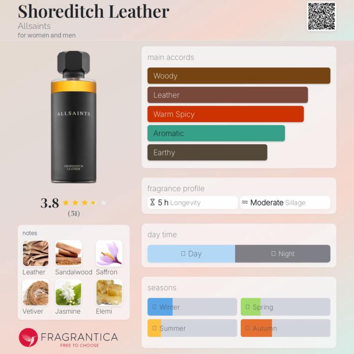 Shoreditch Leather and Ravaged Rose by ALLSAINTS 