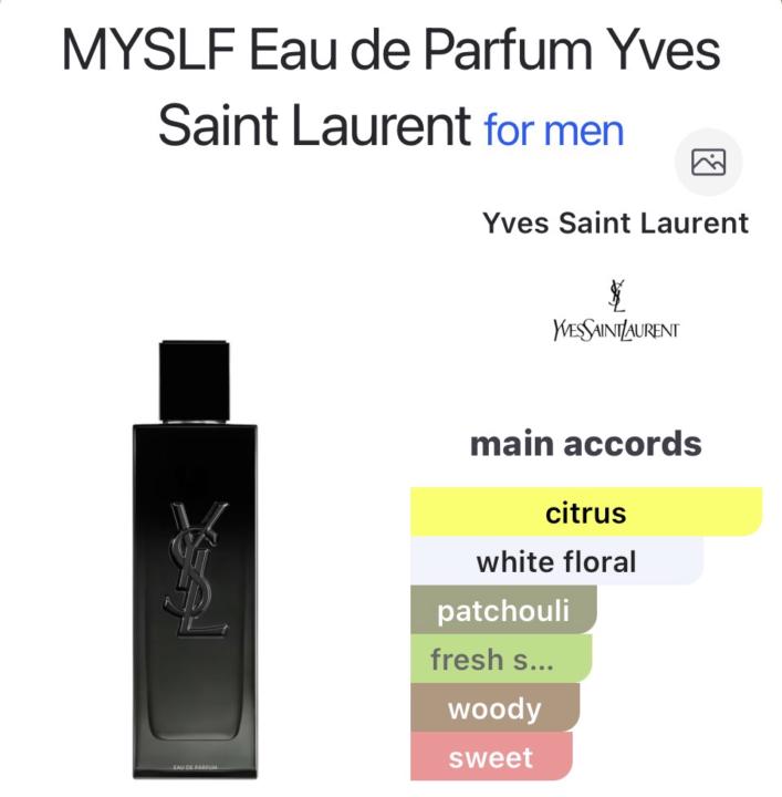 MYSLF Eau de Parfum Yves Saint Laurent 