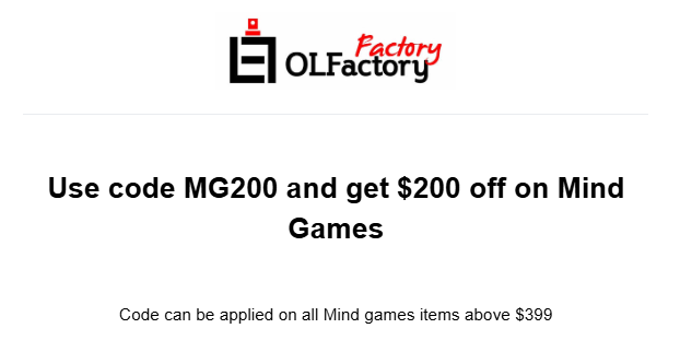 $200 Off Mind Games Fragrances