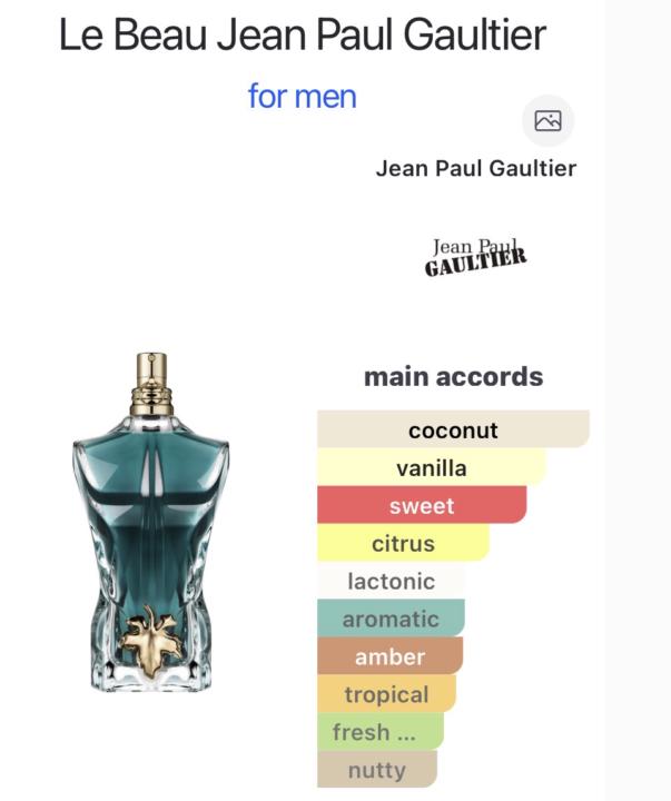 Le Beau Jean Paul Gaultier