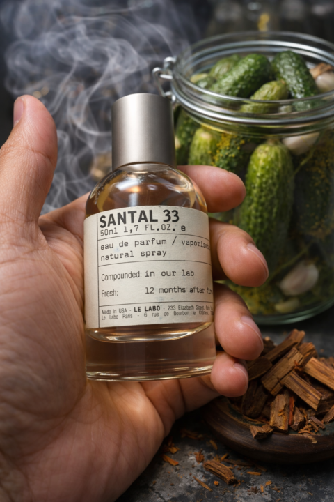 “Is that Santal 33 or Pickles juice?”