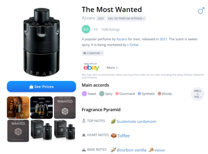 First Wearing: The Most Wanted EDP Intense