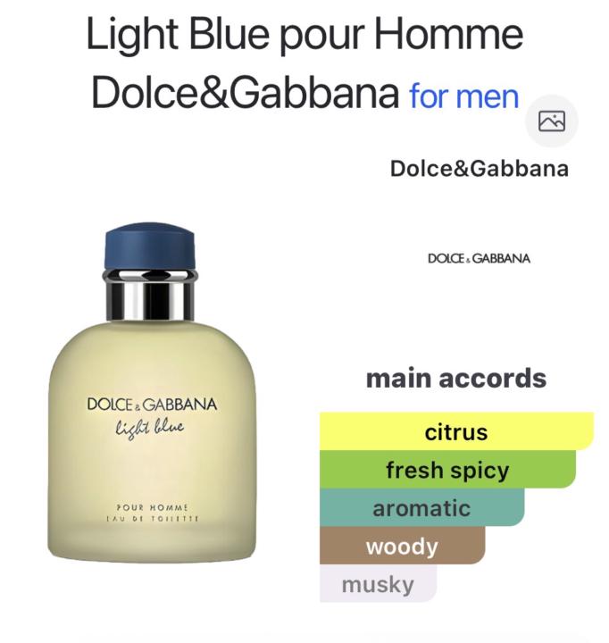 Light Blue pour Homme Dolce&Gabbana