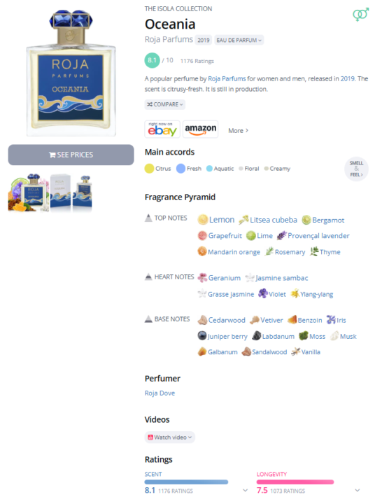 Mail Call Oceania by Roja Parfums