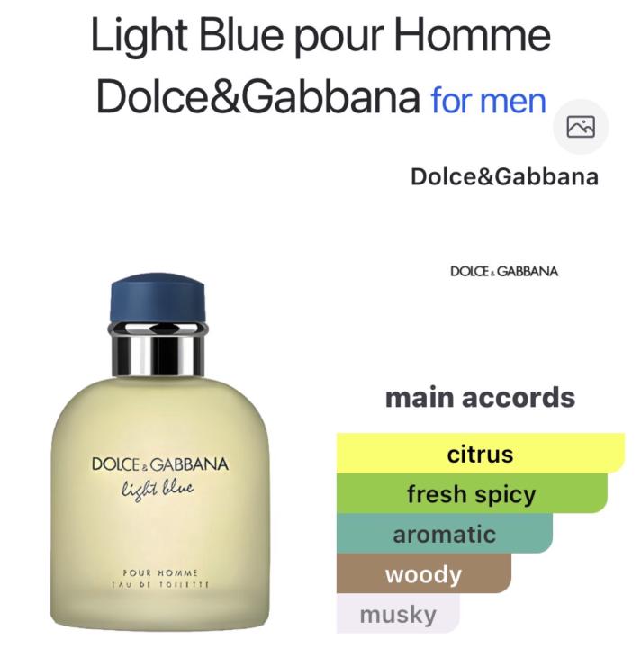 Light Blue pour Homme Dolce&Gabbana