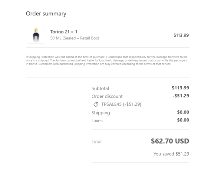First The Pafums order 😬