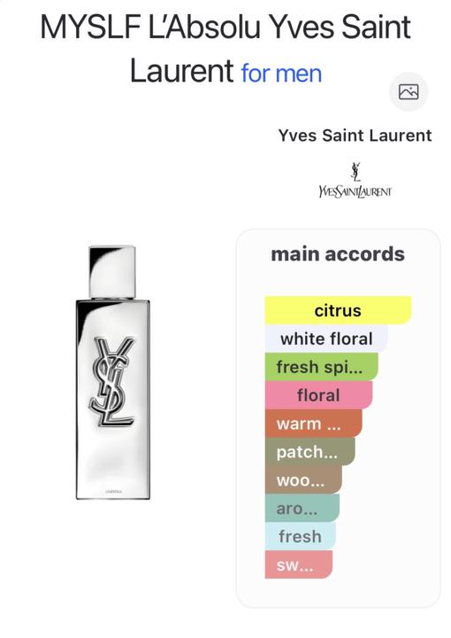 MYSLF L’Absolu Yves Saint Laurent
