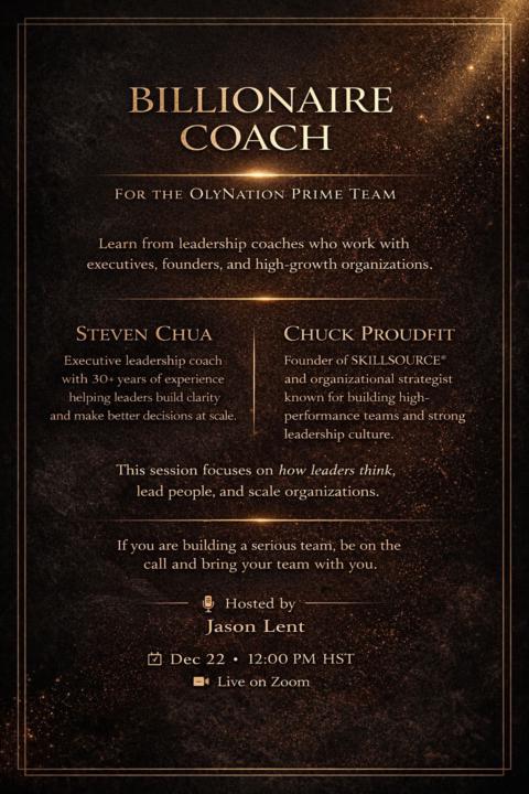 Special Guest- Leadership Coaching
