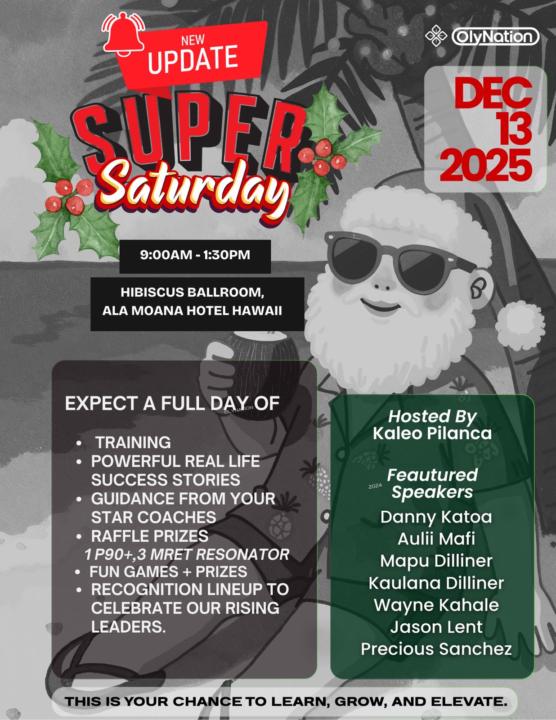 Super Saturday Venue Changed