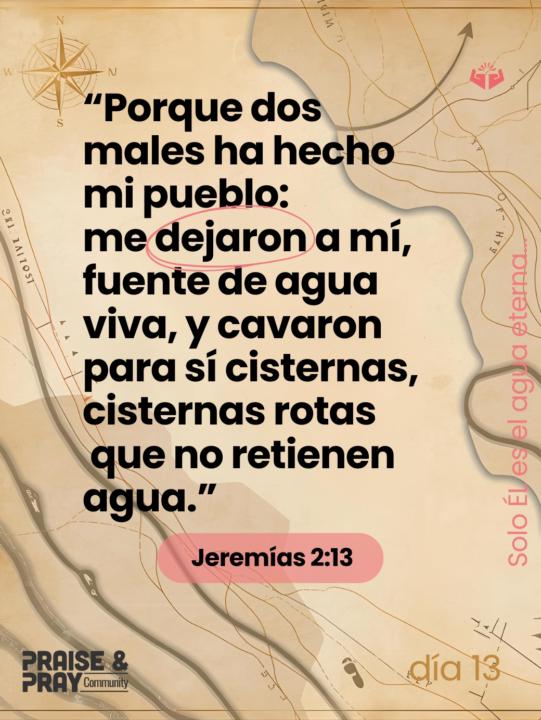 Día 13 📖🗺️💧