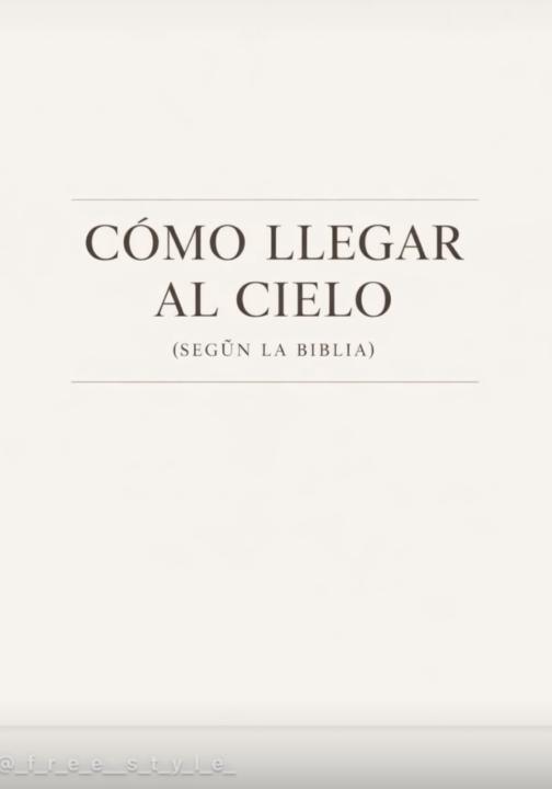 Cómo llegar al cielo 🤍🤍🤍🤍🤍