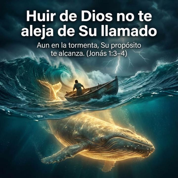 no puedes huir del llamado de Dios 