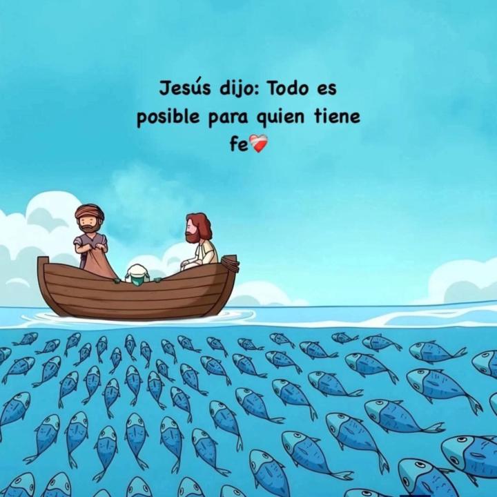 Oye tú que lees todo es posible cuando hay FE !!