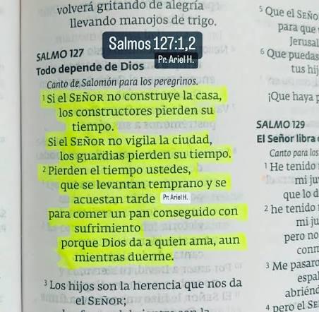 El orden funciona cuando Dios es el fundamento✨