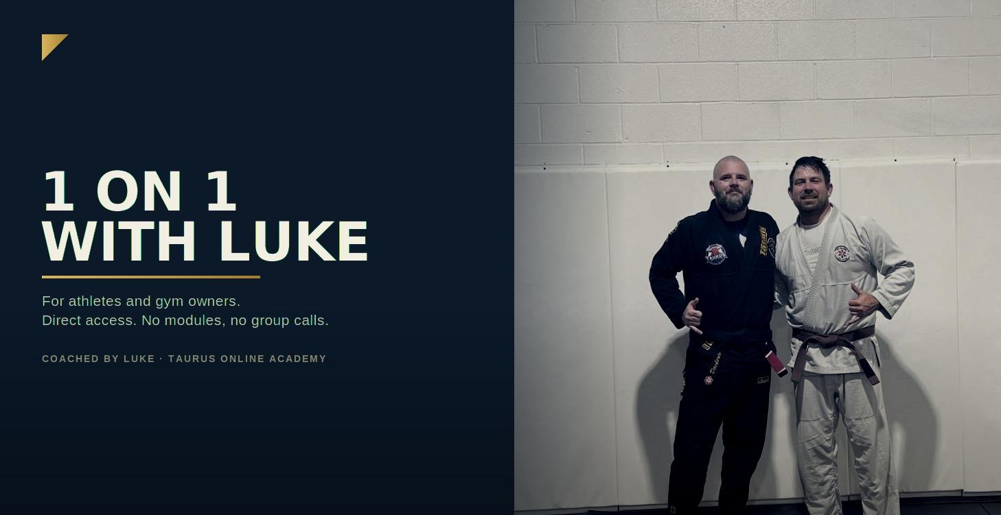 1 On 1 Training With Luke