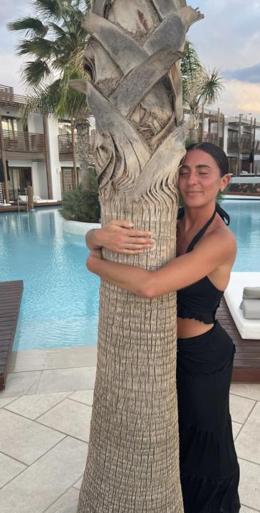 Tree hugging 
