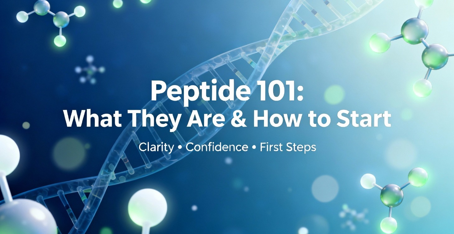 Peptide 101: What They Are & How to Start