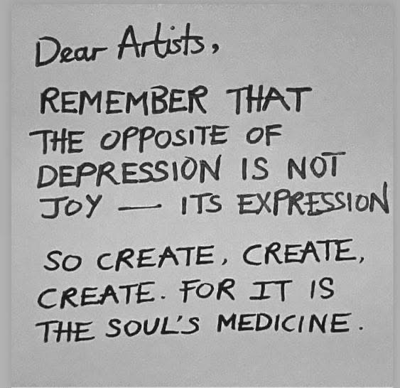 Creation is medicine!