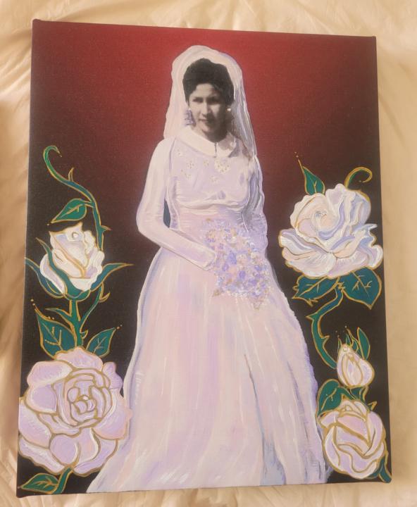 Acrylic Painting of my Angel 😇 