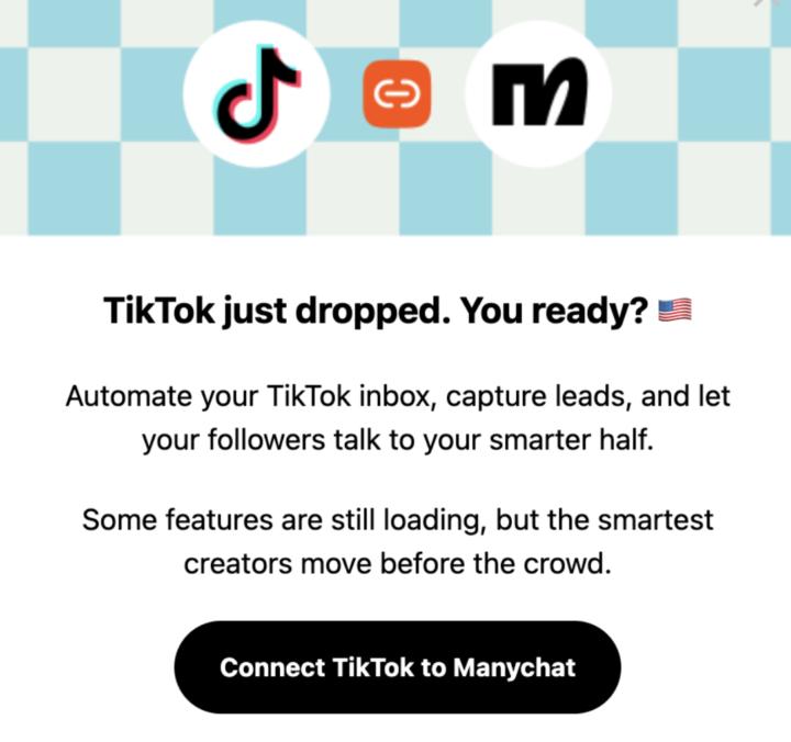 ManyChat + TikTok