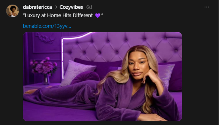 Benable Creator Shoutout: Erica Epps 💜