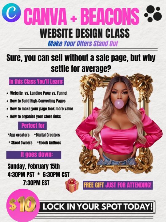 CANVA + BEACONS POP UP 2/15