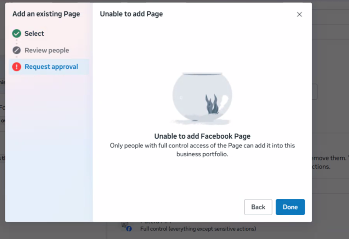 Facebook Page  Problem 